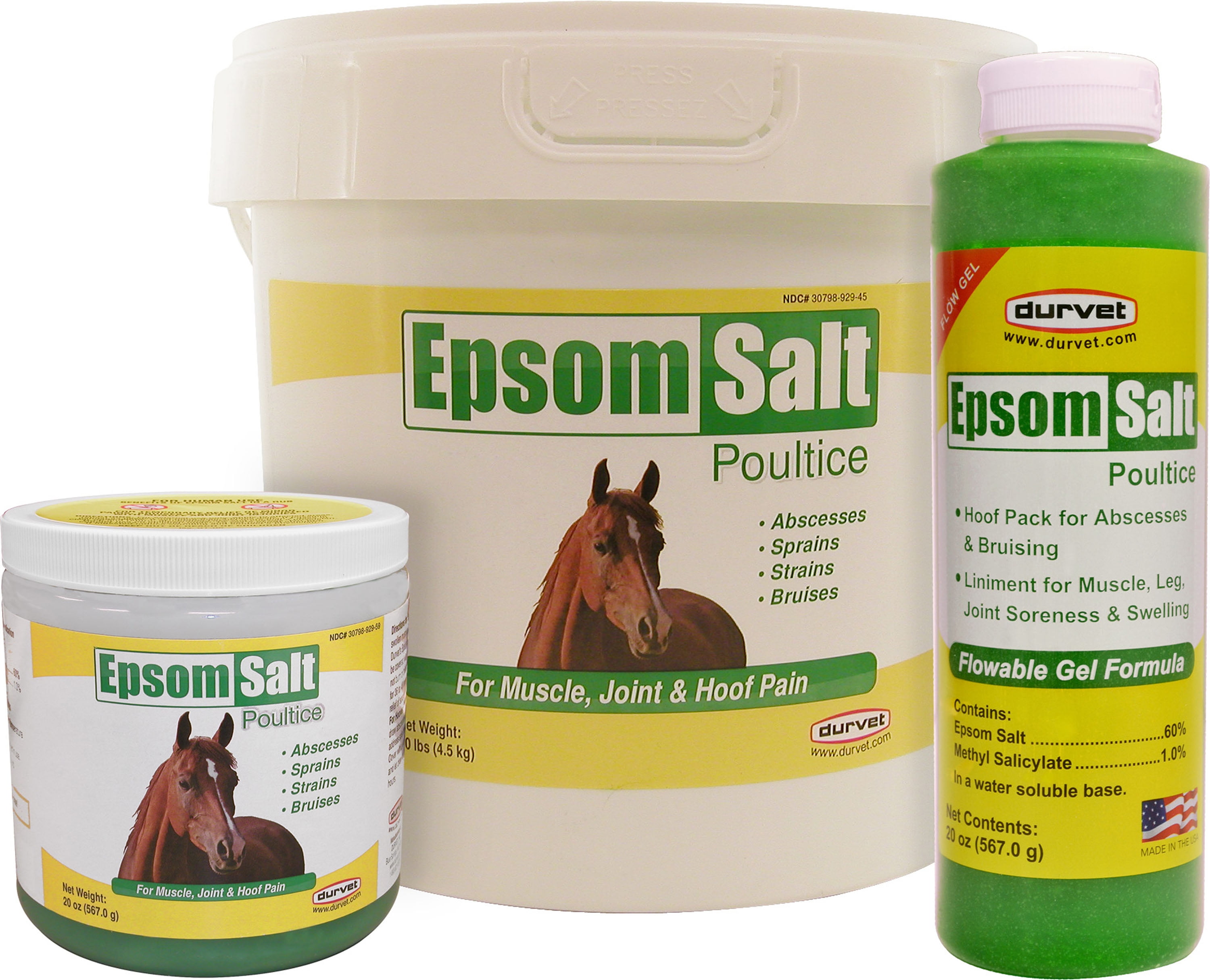 Durvet/equine DEpsom Salt Poultice Horse & Rider Formula 20 Ounce