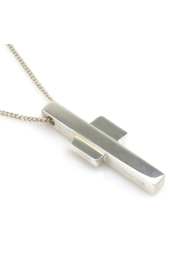 Pre-Owned GUCCI Necklace Silver 925 Men's r10492a