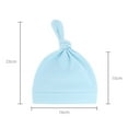 thumbnail image 3 of FADAACAI Newborn Hats,& Hats Cap Winter Warm Old 06 for Boys Soft Month Autumn Hats Knotted and Girls Baseball Caps,Beanies for Babies,Baby Hats 0-6 Months Clearance！, 3 of 3