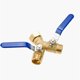 thumbnail image 1 of Garden Hose Splitter, Hose Y Splitter with Shutoff, Hose Splitter 2 Way Heavy Duty, Y-Valve 3/4 Inch GHT Threads, 1 of 5