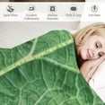 thumbnail image 3 of Creowell  Food Lettuce Blanket Cozy Soft Lightweight Flannel Throw Blanket for Bed Sofa Travel All Season  50x60in, 3 of 6