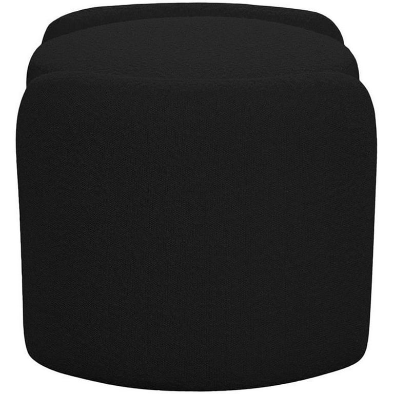 Meridian Furniture Horizon Boucle Fabric Ottoman Meridian Furniture Horizon Boucle Fabric Ottoman