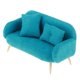 thumbnail image 3 of Sala de estar en miniatura Sunnimix Mini Sofá Muebles Azul, 3 of 8