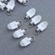 thumbnail image 2 of Curtain Glider Hooks for Track Rail, 50pcs PE Material Mute Wheel Rollers Ball Pulley, 2 of 3