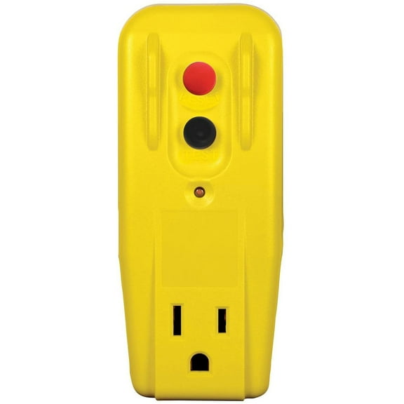 Tower Manufacturing 30439005 Auto-Reset 15 Amp GFCI Single Outlet Adapter