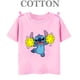 thumbnail image 4 of Camiseta de algodón de verano 2024 con múltiples diseños de anime Lilo Stitch, camisetas para niños y niños, camisetas casuales de cuello redondo y manga corta, 4 of 5