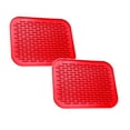 thumbnail image 2 of 2pcs Heat Resistant Mats for Countertop, Nonskid Heat Resistant Desk Saver Pad, Multipurpose Mat, Placemat for Air Fryer, Coffee Maker, Stand Mixer, Oven, 2 of 6