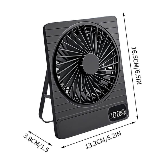 Portable Desktop Rechargeable Student Dormitory Mini Fan Silent Office Small Desktop Portable Fan for Travel Outdoor