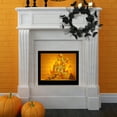 thumbnail image 3 of sruoe Halloween Decorations, Indoor Outdoor Halloween Decor, Artificial Wreaths, Halloween Decorations for Outside, Halloween Wreaths for Front Door, Halloween Simulation Bats, 3 of 6