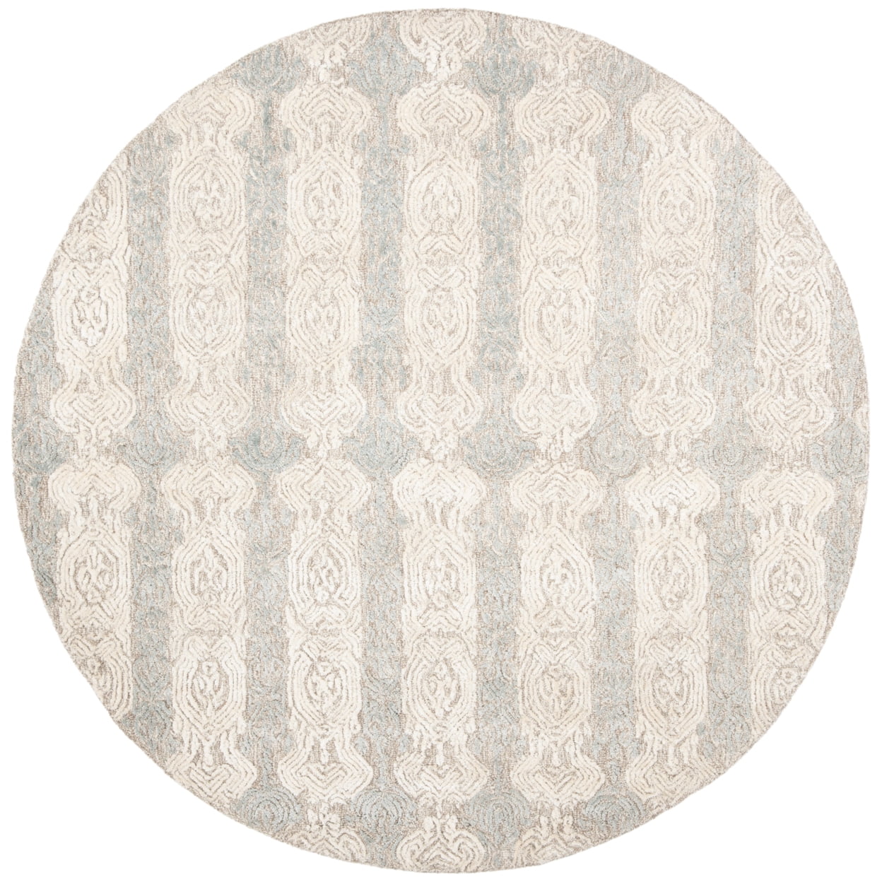 SAFAVIEH Glamour Aubree Abstract Area Rug, Grey/Ivory, 2' x 3'
