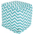 thumbnail image 1 of Majestic Home 85907220199 Teal Chevron Small Cube, 1 of 5