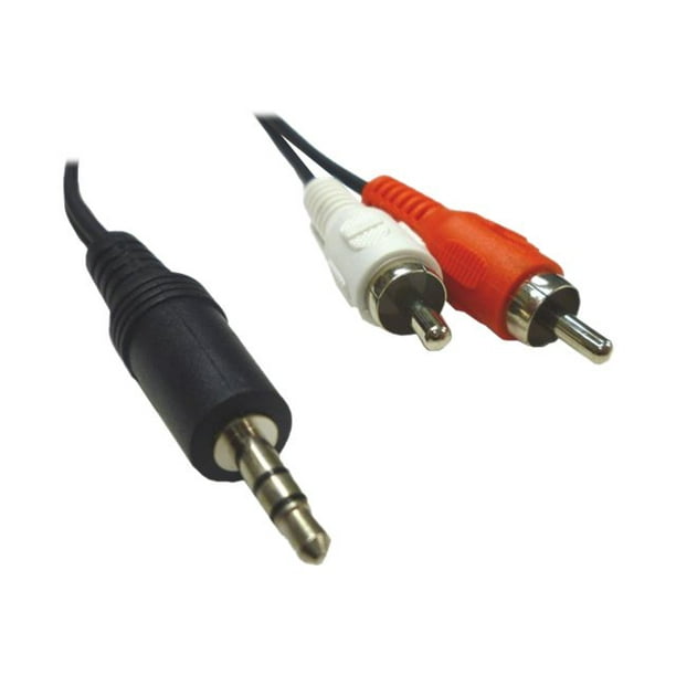Professional Cable 2RCAM35M06 Audio Splitter Cable, 6'