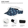 thumbnail image 2 of Disketp Sea Sharks Sun Visors for Women Men Unisex Tennis Golf Visor Hat Adjustable Summer Hats Sport Outdoor Visor Hat UV Protection Cap, 2 of 6