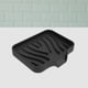 thumbnail image 3 of Ygjytge Soporte Esponja Fregadero Portátil Drenable para Jabonera Silicona para Baño (negro), 3 of 6