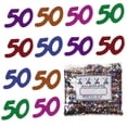 thumbnail image 2 of Confetti Number 50 MultiColors - Half Pound (8 oz) - CCL7505, 2 of 8
