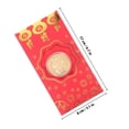 thumbnail image 2 of IDEANATEGRATE 10Ud Bolsitas Rojas De Papel Para De Año Nuevo China Con Estampado Elegante, 2 of 6