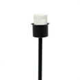 thumbnail image 7 of Simple Designs Black Stick Lamp with Fabric Shade, White, 7 of 7
