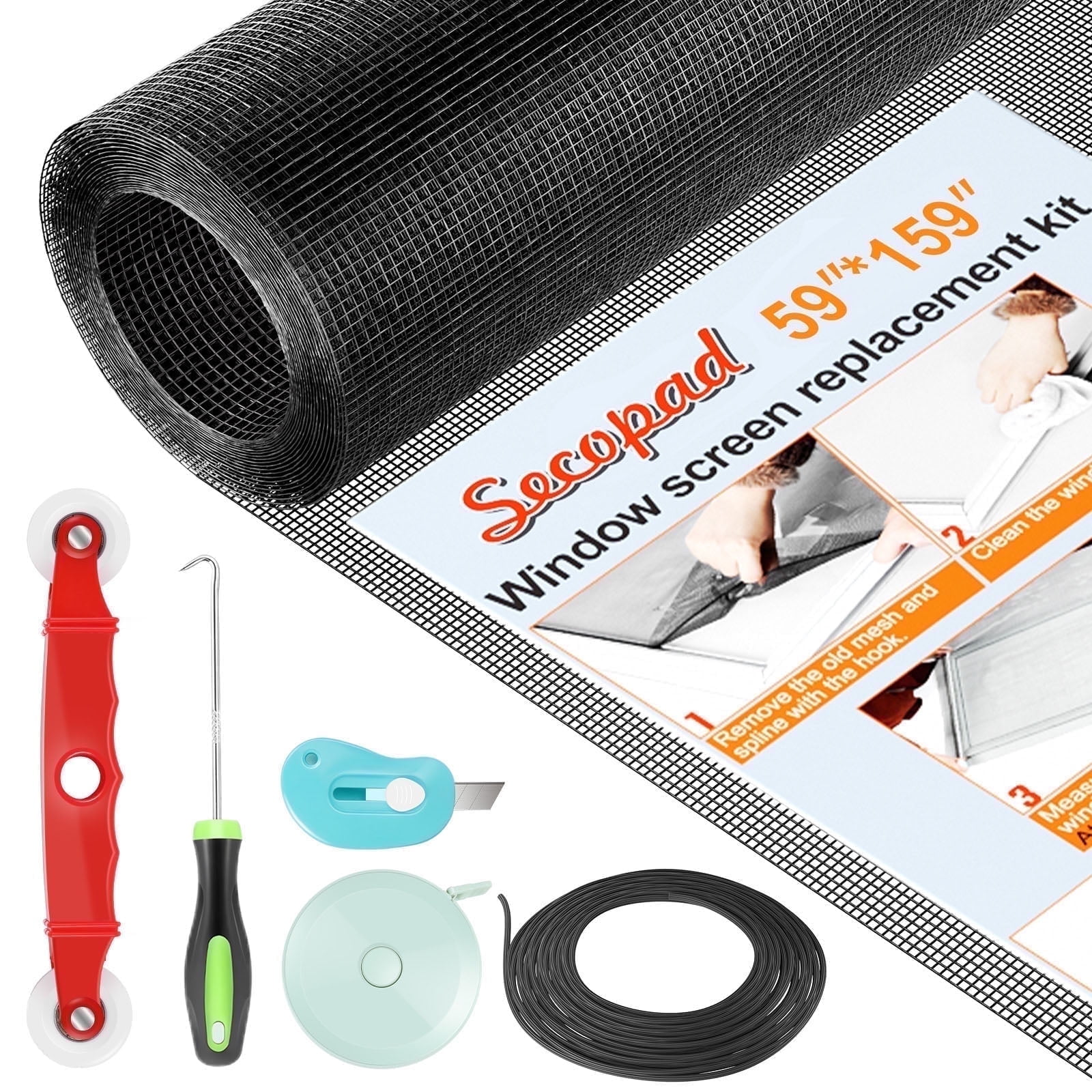 Uxcell Screen Spline, 0.09