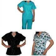 Medgear Scrub 4pc Combo Pack - Dotted Fl