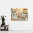 thumbnail image 2 of Pictorial Map Of Mexico 1931 Vintage Extra Large XL Wall Art Poster Print, 2 of 3