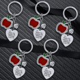 thumbnail image 3 of Czcpp-5 Pcs Porte-Clés Enseignant Cadeaux d'Appréciation Cadeau Enseignant Porte-Clés Merci Cadeau de Collation des Grades pour Enseignants, 3 of 4