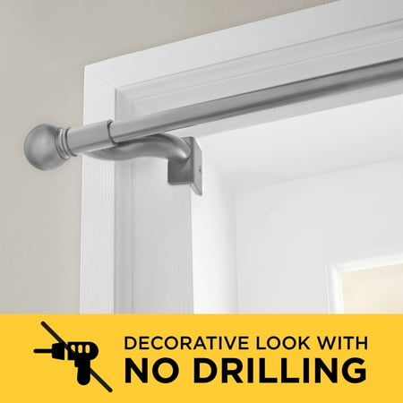 Smart Rods Twist and Shout No Drill Adjustable Window Curtain Tension Rod