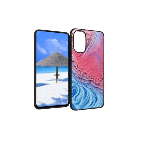 Blue-Marble-44 Phone Case, Degined for Moto G 5G 2022 Case Men Women, Flexible Silicone Shockproof Case for Moto G 5G 2022