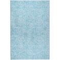 thumbnail image 2 of Addison Rugs Dream Shag Premium Machine Washable Transitional Nautilus Aqua Rectangle Rug, 3' x 5', 2 of 8