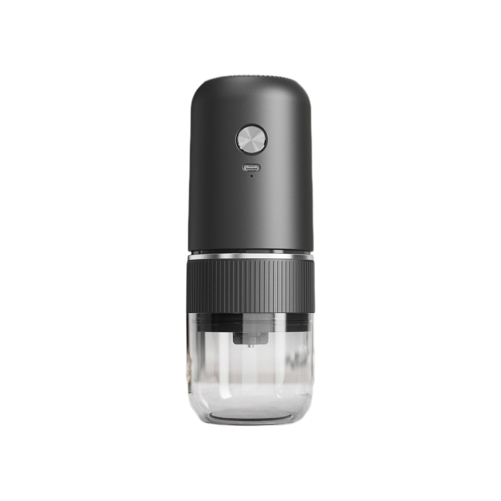 Kuroiy Wireless Rechargeable Portable Coffee Grinder | Precision Adjustable Grind Size | Ceramic Burr Core | Compact Lightweight Design | USB Cable Included | White | 7.2x7.2x17.8cm