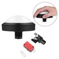 thumbnail image 2 of 100mm Massive Arcade Button Arcade Buttons Joystick Kits DIY Controllerwith LED Convexity Console Replacement[White], 2 of 9