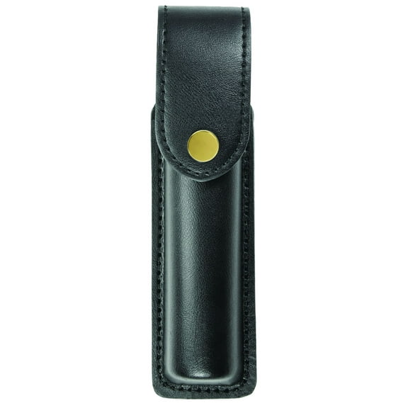 Hero's Pride AirTek Flashlight Case – Compact, Plain Finish, Brass Snap