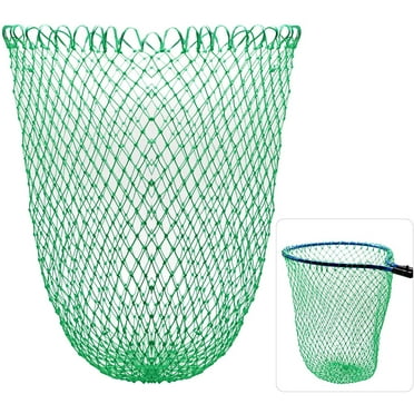 Fishing Net Fish Landing Net Foldable Fishing Replacement Net for Freshwater Saltwater Without Handle