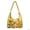 Corgi Sunflower Print, variant on Purple Floral Butterfly Padded Hobo Bag for Women,Lightweight Quilted Shoulder Crossbody Carryall Handbag with Adjustable Strap for Daily Commute Shopping