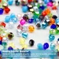 thumbnail image 4 of Uxcell 3mm 2300 Pcs Bicone Crystal Glass Beads for Jewelry Making and DIY Craft Projects, Crystal Purple (Baked), 4 of 6