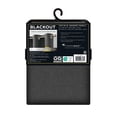 thumbnail image 5 of Eclipse Corte Solid Blackout Curtains, Set of 2, 84 Inch Long Blackout Curtains, 37" W x 84" L, Grey, 5 of 6