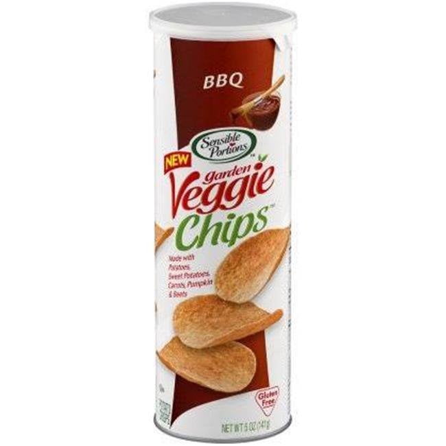 PR Sensible Portions Gluten-Free Garden Veggie BBQ Potato Crisps, 5 oz