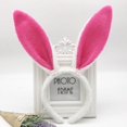 thumbnail image 1 of Diadema con orejas de conejo blanco pequeñas y lentejuelas de peluche de Pascua, código de barrido para enviar a los regalos de empuje Buen material, 1 of 6