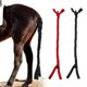 thumbnail image 1 of Bolsa de cola de caballo de 2 piezas, cola de caballo de caballo, bolsa de cola elástica, bolsa de cola trenzada, protector de cola de caballo transpirable, diseño antideslizante, protege al, 1 of 5