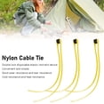 thumbnail image 4 of Nylon Cable Tie, 3Pcs Wire Zip Self Locking With Pull Ring For Outdoor Sports CS Equipment Restraint, 4 of 8