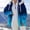 Blue, variant on kakina CMSX Warm Fleece Jacket for Women,Winter Casual Fashion Gradient Long Sleeve Full Zip Up Hoodies Oversized Color Block Fuzzy Plush Coats