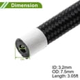 thumbnail image 4 of Unique Bargains 1/8" Fuel Line Kit 3.05ft Vacuum Hose Automotive Fuel Hose with Clamps 1 Set, 4 of 7