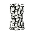 thumbnail image 5 of Sigee Cartoon Penguin for Women's Workout Tank Top,Running Tank Tops,Sleeveless Gym ClothesX-Large, 5 of 8