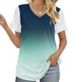 thumbnail image 5 of Zuesphe Vintage Tops for Women Summer Shirts for Women Trendy Plus Size Short Sleeve Blouses for Women Button Up Summer Tank Tops for Women 2025 Loose Fit, 5 of 5