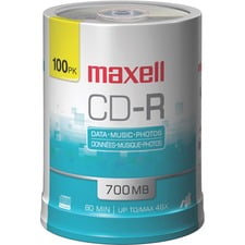 Maxell MAX648200 CD Supports Enregistrables