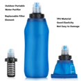 thumbnail image 5 of 3 Piezas Botella de Filtro de Agua de 500 Ml Bolsa de Agua Filtrada Al Aire Libre Plegable Suave de la Paja del Filtro de Agua para El Deporte Que Acampa Senderismo Ciclismo, 5 of 5