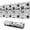 Football Words Pattern, variant on Long Mouse Pads for Desk,Gray Football and Flowers Pattern Desk Mats on Top Of Desks, Desk Mouse Pad Extra Large with 3mm Non-Slip Base and Stitched Edge for Gaming,Office,Work,Home 31.5"x11.8"