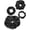 4pc-Black, variant on Silk Hair Scrunchies for Frizz & Breakage Prevention  Mulberry Silk Hair Ties No  Elastic Silk Ponytail Holders, Navy Blue, 4 count