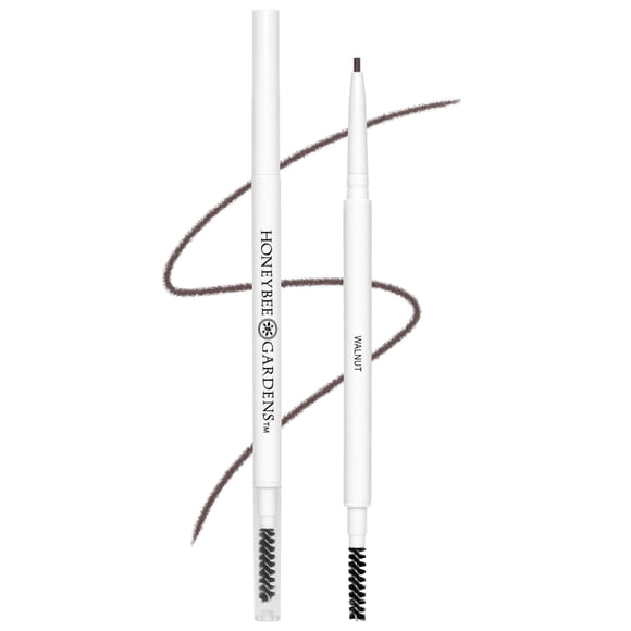 Lápiz de cejas Honeybee Gardens Fine Point Walnut Vegan