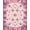 Pink Purple, Pattern 3, variant on ODIKA 8'x10' Washable Area Rug Non-Slip Chair-Friendly Mat Pink Purple Distressed Petal Vine Botanical Transitional for Dining Room, Large Office, Lounge