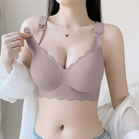 WERYOUNG Women Maternity & Nursing Bra Post Pregnancy Support With Lift Side Support And Sag Design For Breastfeeding  XXXL